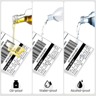 (100*150*500ใบ) กระดาษสติกเกอร์แบบพับ 4x6 Fanfold Thermal Label Sticker ปริ้นใบปะหน้าพัสดุ เหมาะสำหรับขนส่งทั่วไป