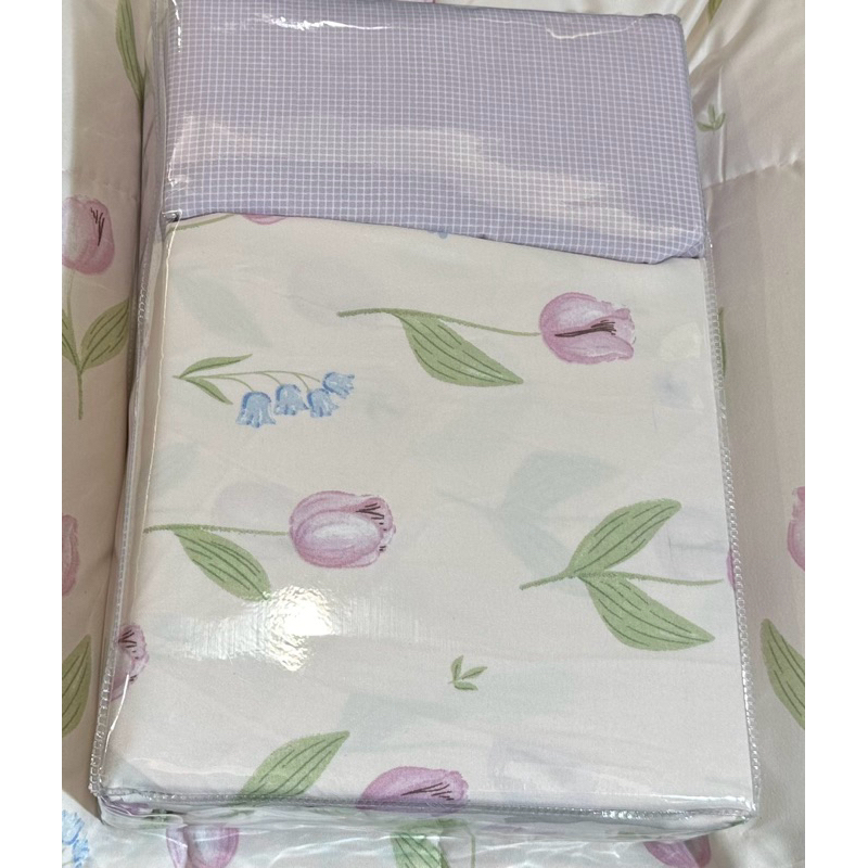 ชุดผ้าปูcotton houseลายเยอะที่สุด ผ้านุ่มสบาย ไม่เป็นขนสีไม่ตก