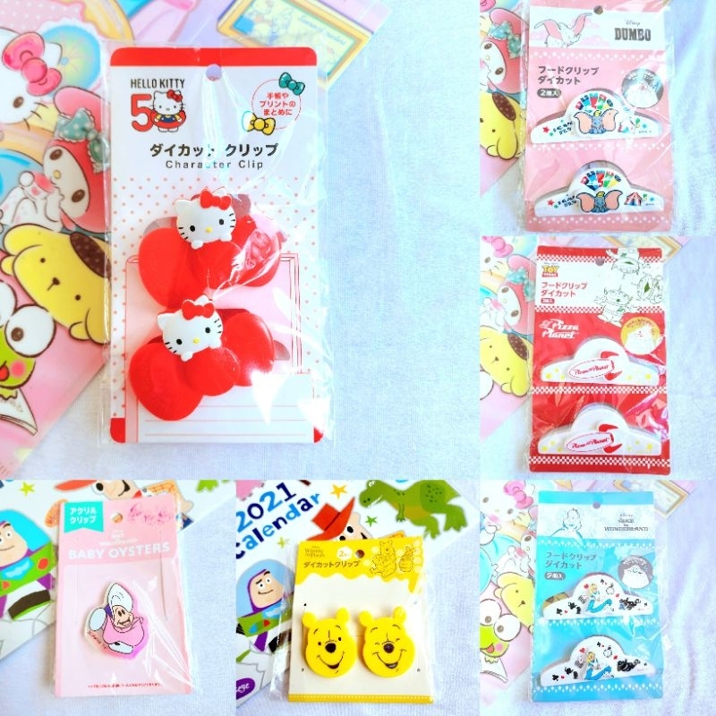 คลิปหนีบกระดาษ และ ถุงต่างๆ ของ sanrio