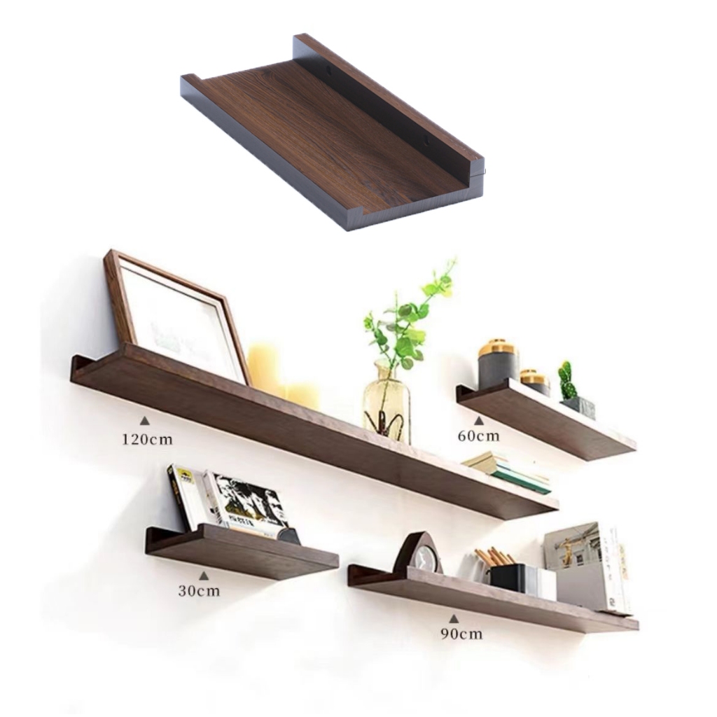 【One_boutique】ชั้นวางของติดผนัง ชั้นไม้วางของ Wall decorative shelves มินิมอล ชั้นไม้วางของ ตกแต่งบ้าน - รูปที่ 2
