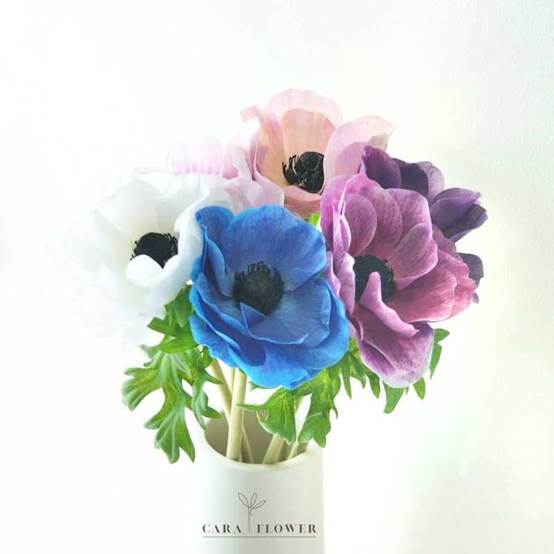 Anemone | ดอกแอมนีโมนีปลอม ดอกไม้ปลอม ดอกไม้ประดิษฐ์ ตกแต่งบ้าน (A03) [พร้อมส่ง]