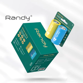 Randy Alkaline Manganese Battery ถ่านอัลคาไลน์ ถ่านไฟฉาย แมงกานีส AA AAA Dแบตเตอรี่ ถ่านความจุสูง