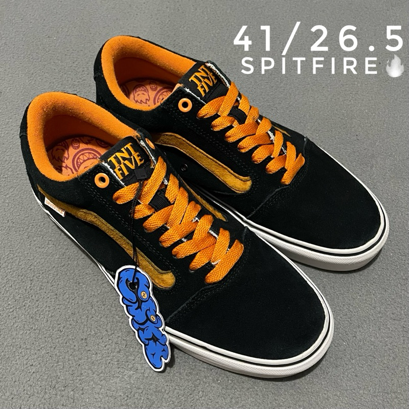 Vans x Spitfire🔥 TNT Five PRO Size 8.5/41/26.5cm. #casualsk8 #รองเท้ามือสองของแท้