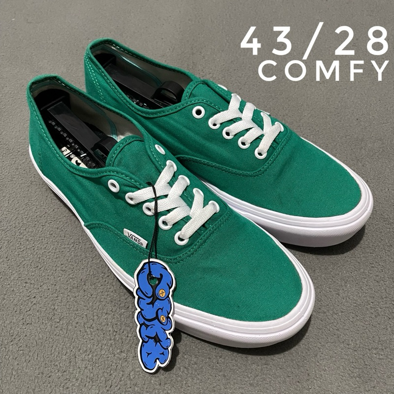 Vans Authentic ComfyCush ☁️ (น้ำหนักเบา)(Canvas) Size 10/43/28cm. #casualsk8 #รองเท้ามือสองของแท้