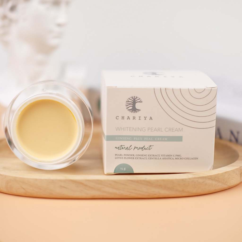 ชาริยา เดย์ครีม ขนาด 15g. เนื้อไข่มุก บำรุงหน้า ขาวใส ครีมทาหน้า ครีม ลด รอยสิว ฝ้า กระ จุดด่างดำ สลายฝ้า