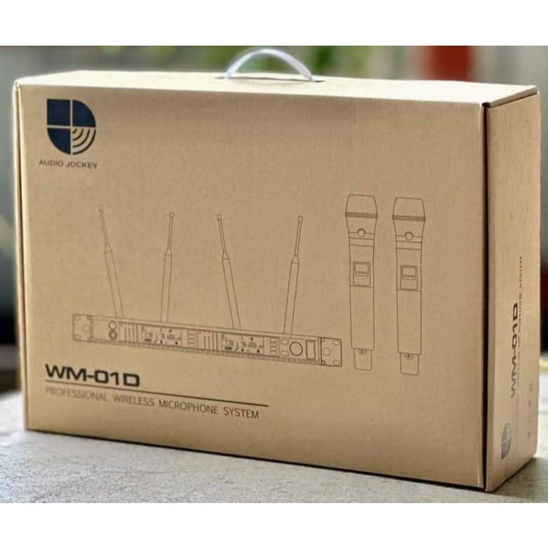 ไมค์ลอย AUDIO JOCKEY รุ่น WM01D สินค้าแท้ มีใบรับประกัน Wireless Microphone ไมค์โครโฟนไร้สาย  มือถือ