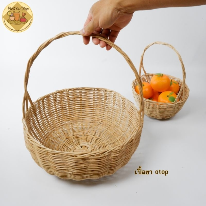 ตะกร้าหวาย ตะกร้าลูกจันทร์ - รูปที่ 6