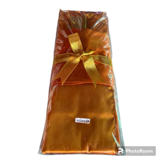 ผ้าไตรจีวร(ชุดเต็ม7ชิ้น)สีพระราชทาน 1.9 #สินค้าเป็นสินค้าใหม่รับประกันคุณภาพ#