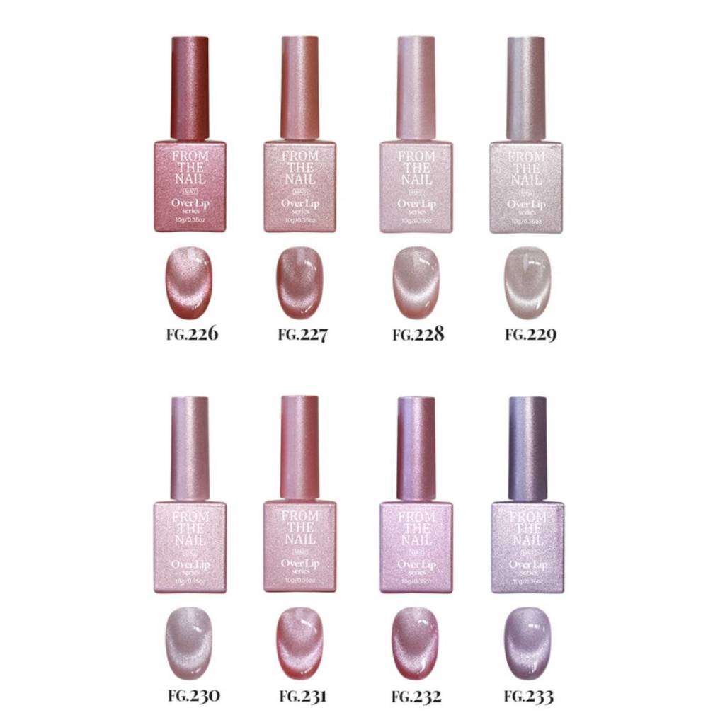 แยกขาย สีเจล FROM Over Lip collection 8 สีcateye #FG226-233 ของแท้จากเกาหลี
