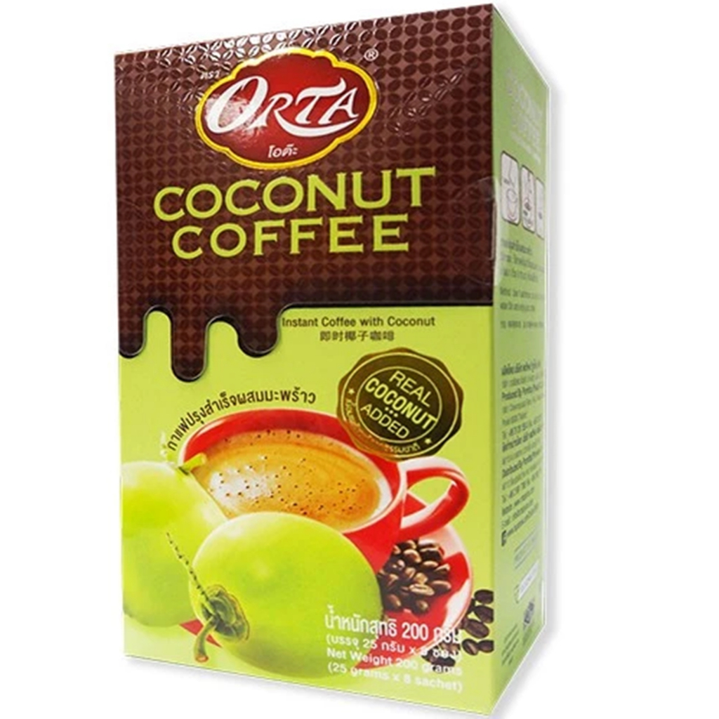 Orta Coconut Coffee 200g.โอต๊ะ กาแฟมะพร้าว 200ก.อาหาร เครื่องดื่ม กาแฟ