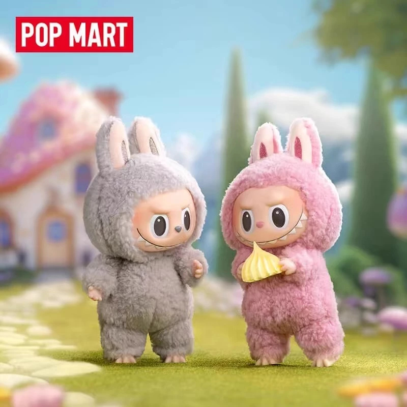 จัดส่งทันทีPOP MART Labubu V1 labubu macaron Series toffee มาการองกล่องสุ่ม pop mart official store