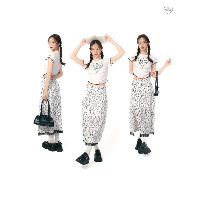 Kome girl Olive skirt like new sizeS