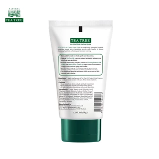 Tea Tree ที ทรี โฟมล้างหน้า ออยล์คอนโทรล 35 กรัม 2 หลอด Oil Control Facial Foam