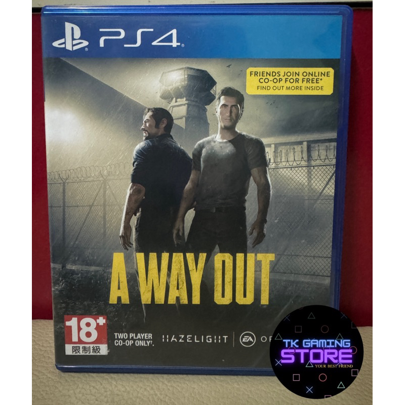 A Way Out PS4 มือ2  (เกมนี้ต้องเล่น 2 คนเท่านั้นค่ะ)