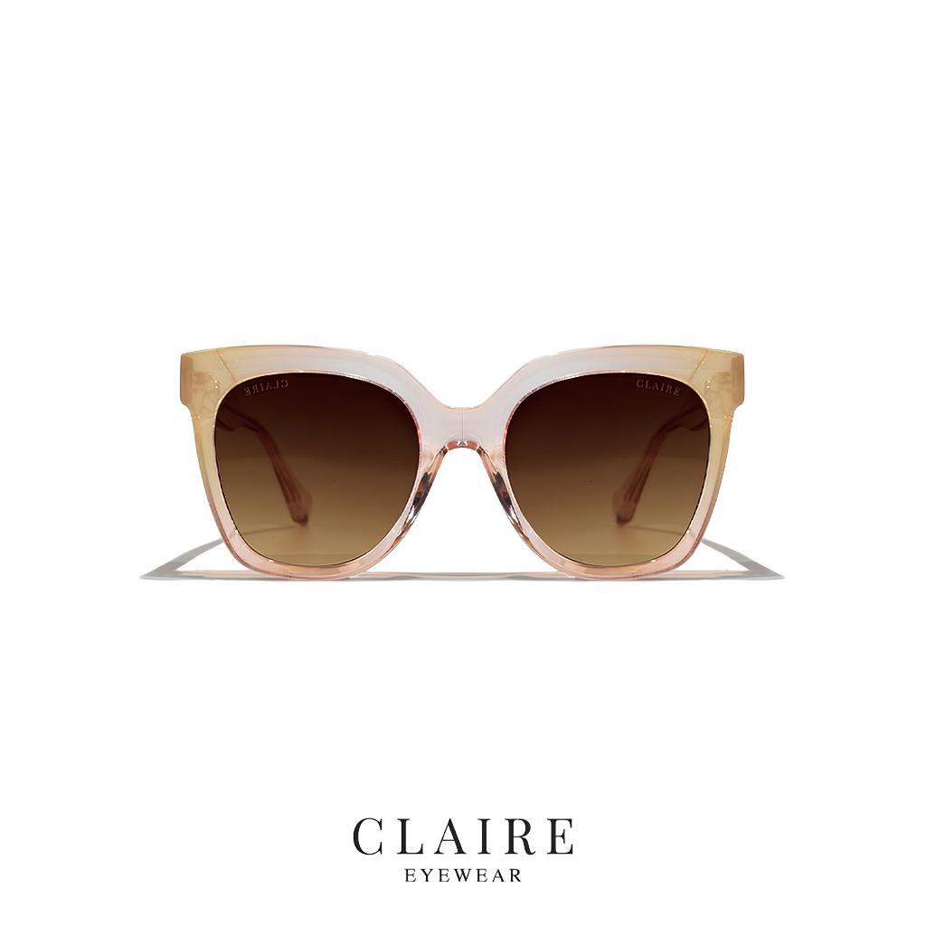 CLAIRE : (SG4) แว่นกันแดด CLAIRE รุ่น Signature สี Secret Pink