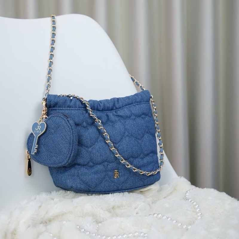 น้องถุงนิ่ม Jira store สียีนส์เข้ม ไซส์ mini