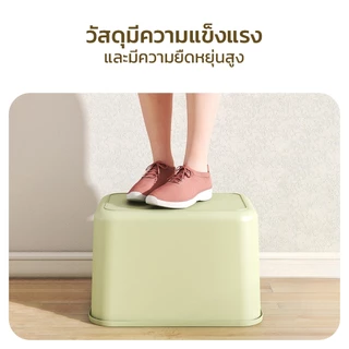 HOMEC กล่องเก็บของ พร้อมฝาปิด กล่องเก็บของพร้อมฝา Storage box พร้อมฝาปิด มีทีจับ น้ำหนักเบา พลาสติกแข็งแรง วางซ้อนกันได้