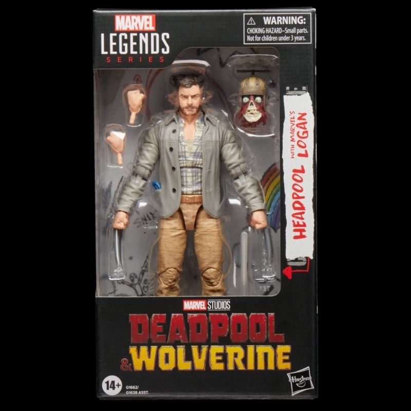 Hasbro Marvel Legends Deadpool & Wolverine Headpool Logan