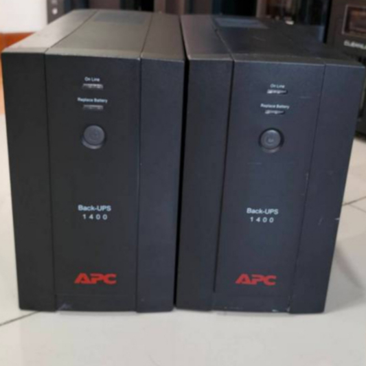 (BX1400U-MS) UPS “APC” Back-UPS 1400VA/700W เครื่องสำรองไฟมือสอง  เครื่องเปล่า เน้นขายตามสภาพ