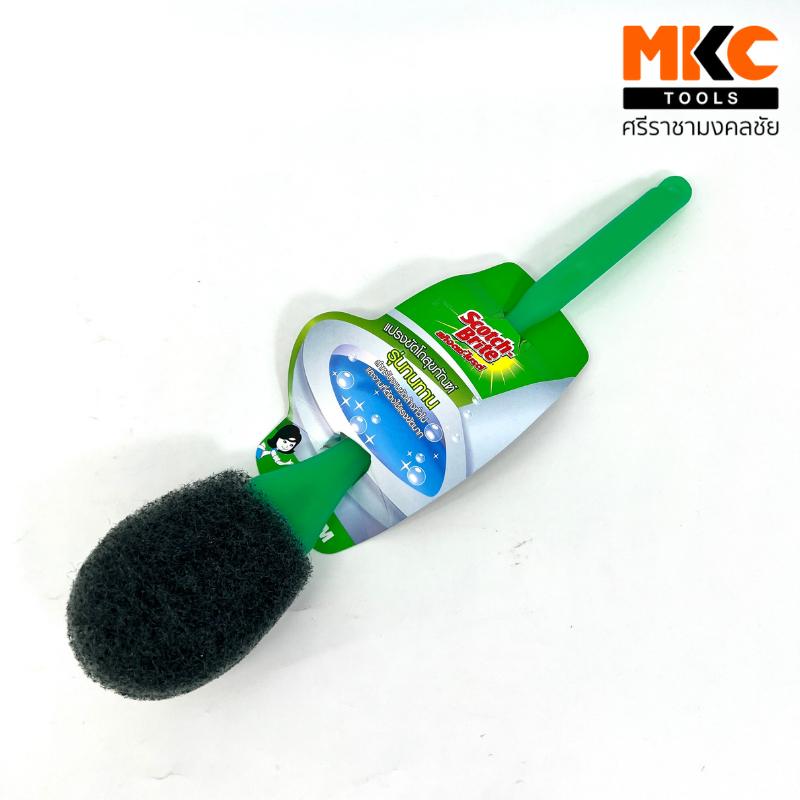3M แปรงขัดโถสุขภัณฑ์ สีเขียว Scotch Brite