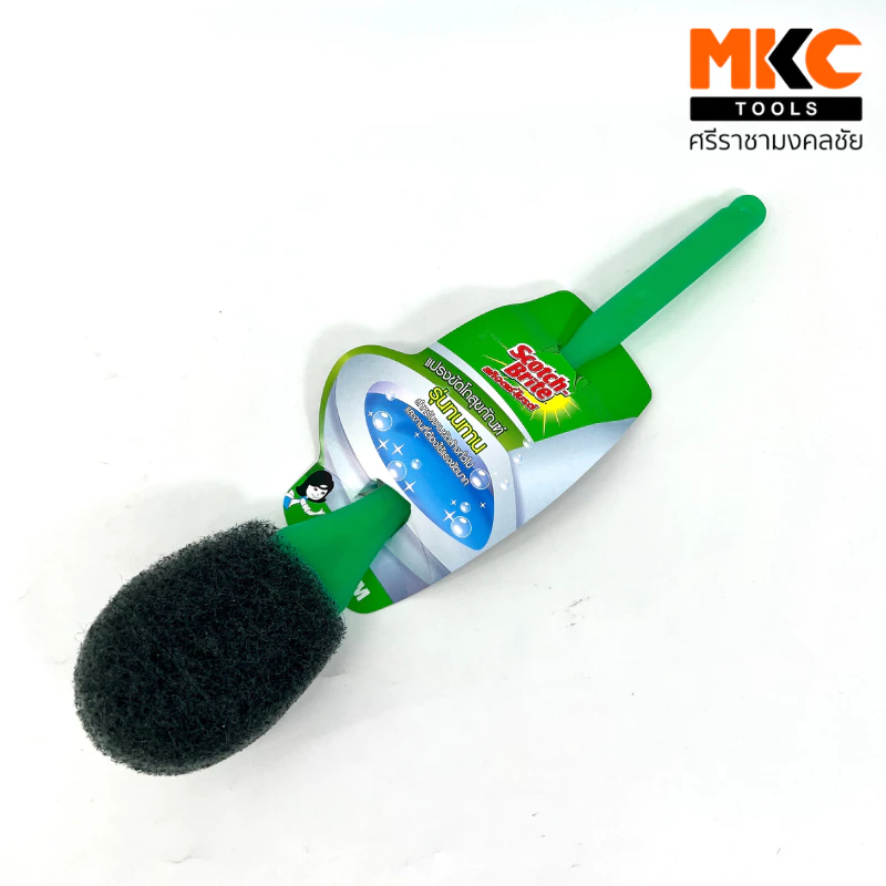 3M แปรงขัดโถสุขภัณฑ์ สีเขียว Scotch Brite