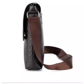 พร้อมส่ง PLกระเป๋าสะพายข้าง ไซต์ใหญ่ ใช้ไปทำงาน ดูมีระดับ PU Leather