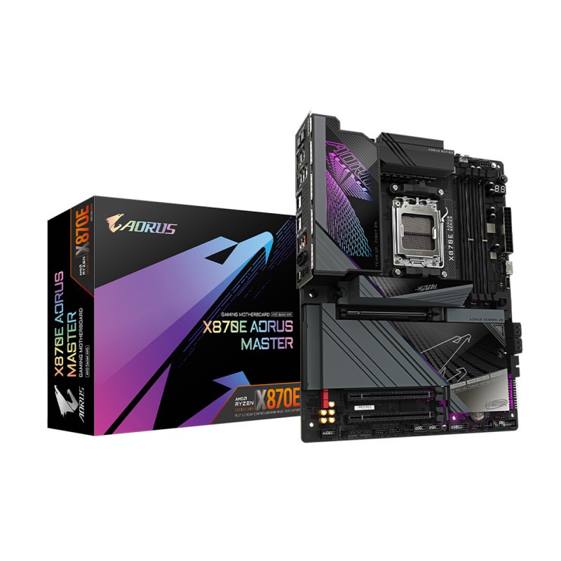 MAINBOARD (เมนบอร์ด) GIGABYTE X870E AORUS MASTER  (AMD SOCKET AM5 DDR5 ATX)