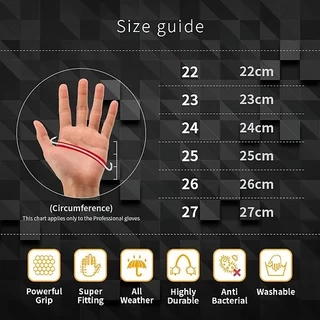 ถุงมือ FIT39EX PROFESSIONAL white-base (Left,Right)