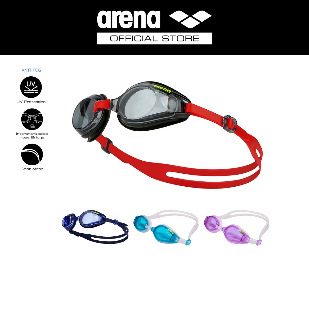 (ใส่โค้ด30MALL10ลดได้อีก)ARENA TRAINING GOGGLES แว่นตาว่ายน้ำ แว่นตาดำน้ำ ASVYKC