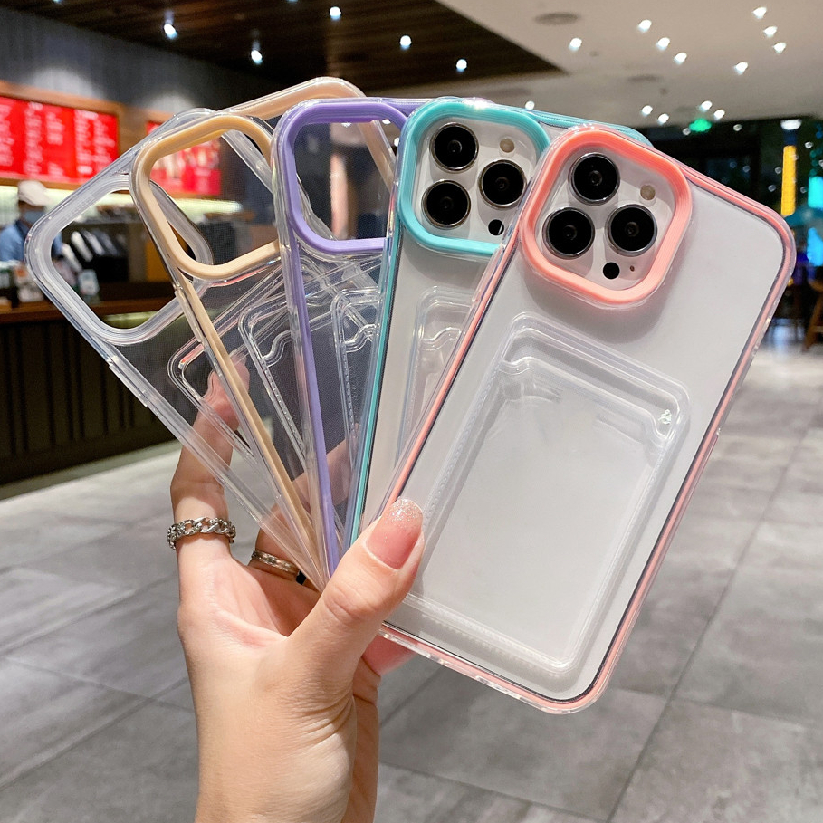 3in1 TPUเคสโทรศัพท์ for ไอโฟน iPhone 15 14 plus Pro Max 11 13 12Pro 7 8 SE XR 7plus 8plus X XS เคสใส