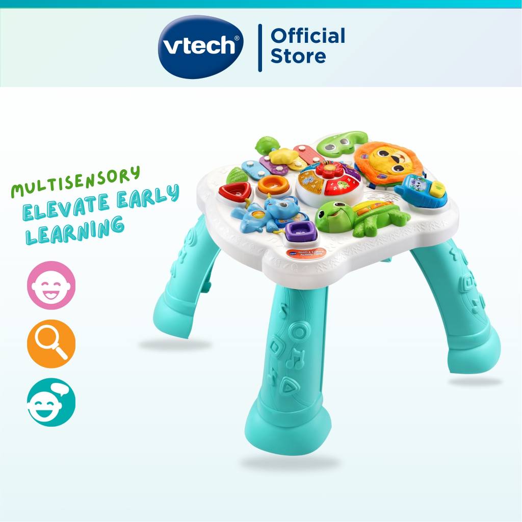 VTech Touch & Explore Activity Table Multifunction Baby Activity Table Early Learning Toys Baby Boys Girls 6 9 12 months