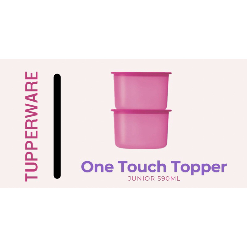 Tupperware One touch topper