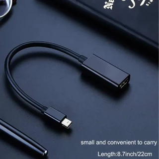 Mini DisplayPort เป็นอะแดปเตอร์ที่รองรับ HDMI 4K/1080P Mini DP Male to HD Female Converter เข้ากันได้กับ MacBook Air/Pro