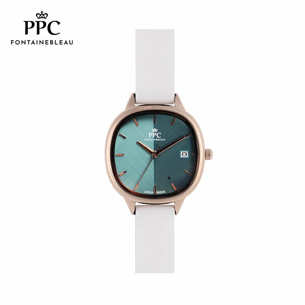 PPC-DF01 นาฬิกาข้อมือผู้หญิง นาฬิกา หรูหรา แฟชั่น กันน้ำได้,แสดงวันที่ รับประกัน 1 ปี Fontainebleau