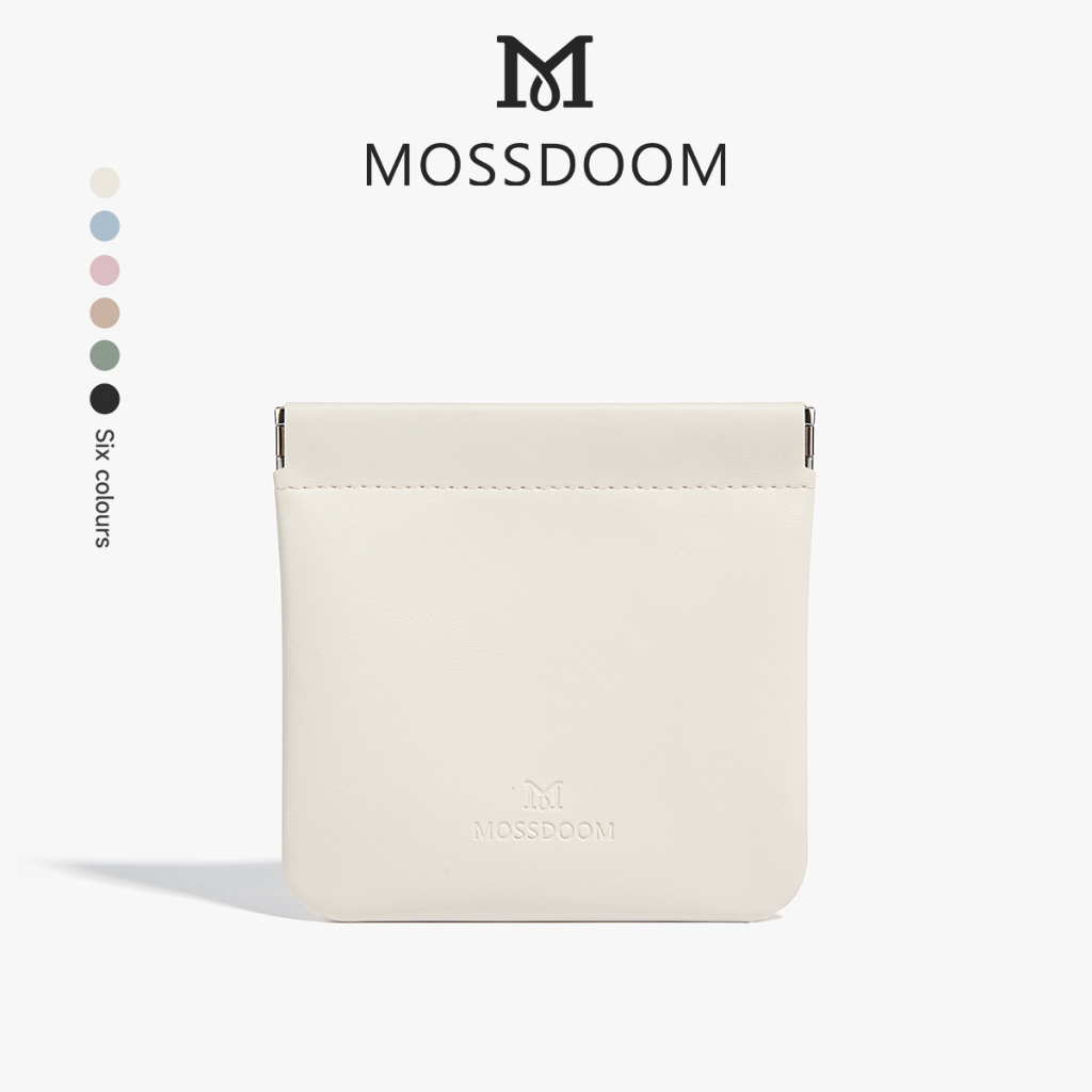 MOSSDOOM Lucia Mini Pouch กระเป๋าใส่บัตรสุภาพสตรีขนาดเล็กเรียบง่ายและสง่างาม