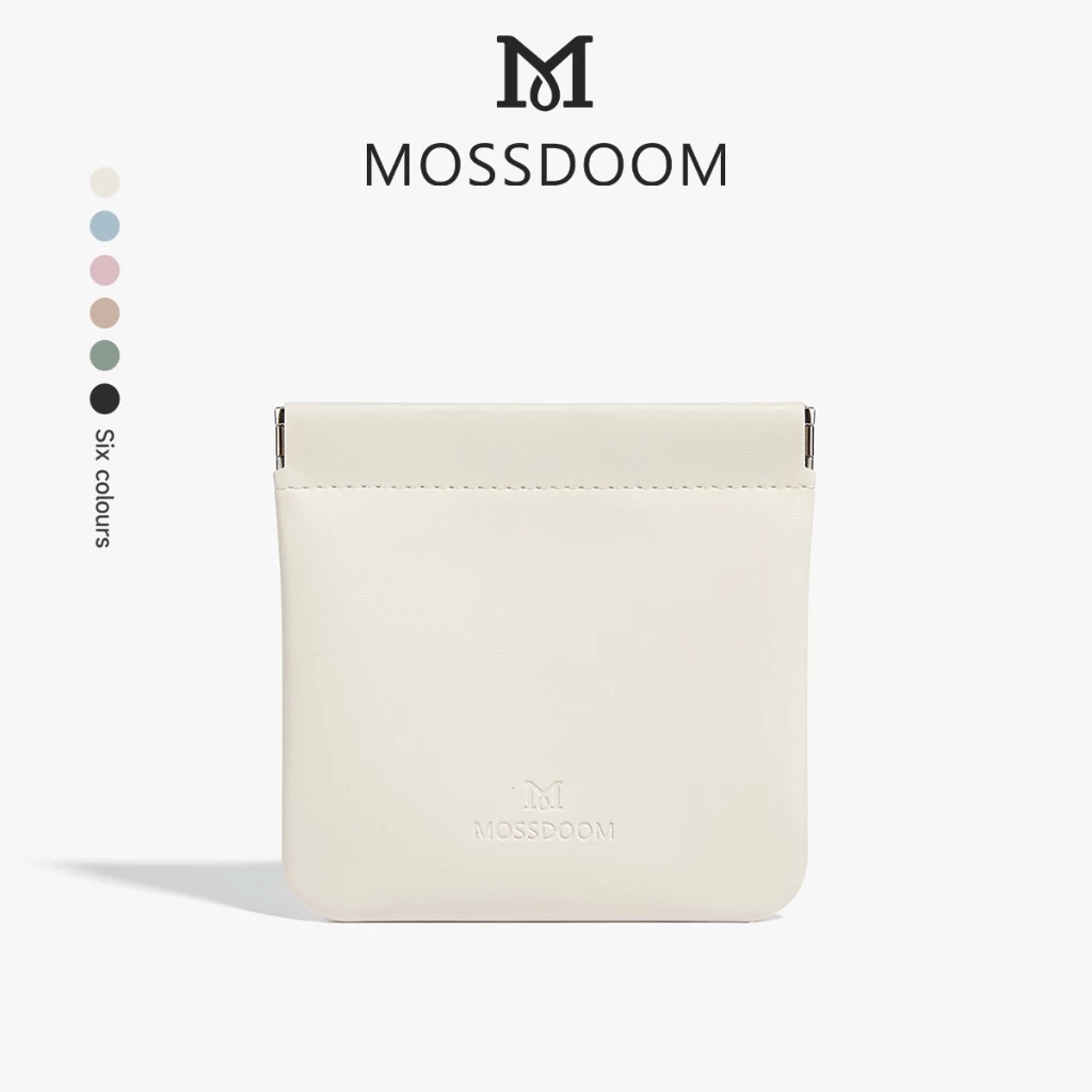 MOSSDOOM Lucia Mini Pouch กระเป๋าใส่บัตรสุภาพสตรีขนาดเล็กเรียบง่ายและสง่างาม