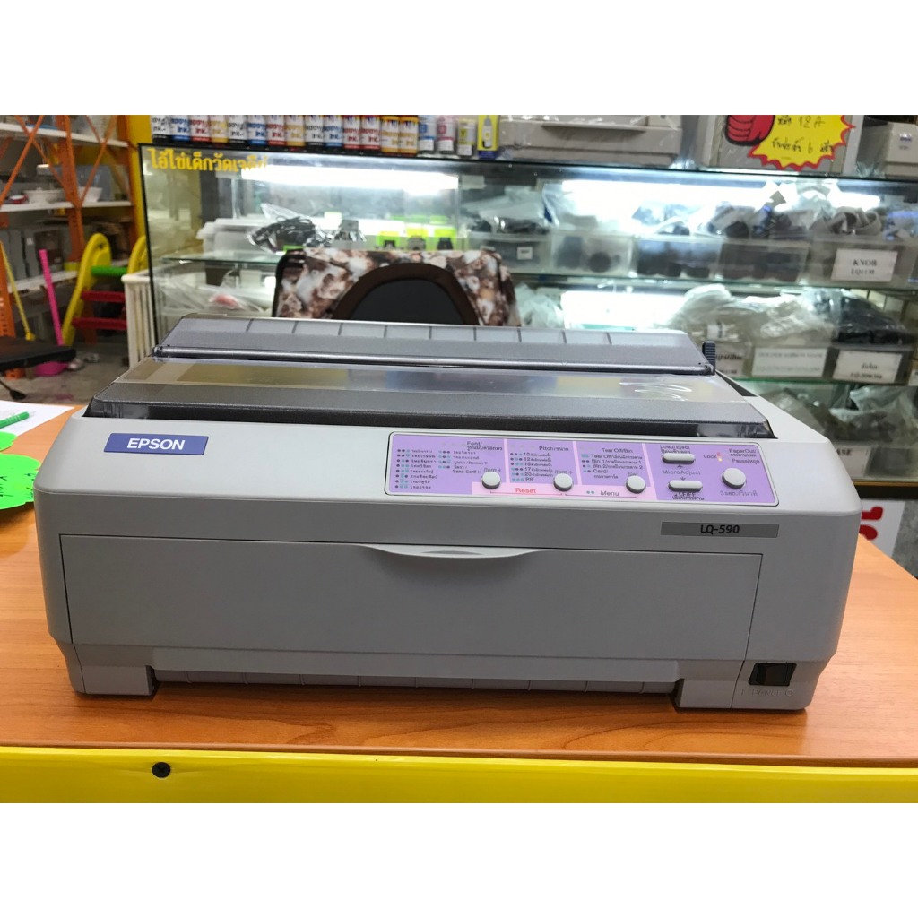🎉💥เครื่องปริ้นเตอร์ Epson LQ-590 มือสอง🎉💥 (รับประกัน 6 เดือน)