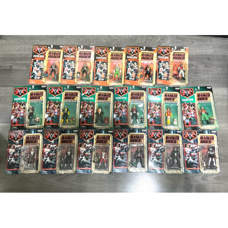 Masked rider action figure collection vol.1,2 & 3