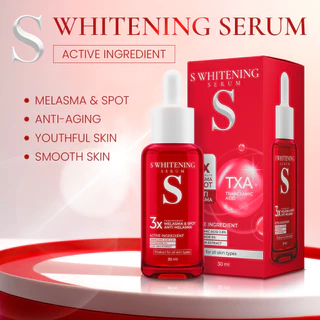 [ส่งฟรี] เอส ไวท์เทนนิ่ง เซรั่ม - S Whitening Serum ส่งฟรี!! ตรงจากโรงงาน