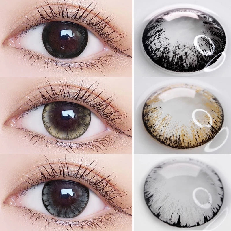 （COD）คอนแทคเลนส์สีคู่ขนาด 14.2 MM คอนแทคเลนส์ คอนแทคเลนส์สี คอนเทค เลนส์ คอนแทคเลนส์ mini คอนแทคเลนส