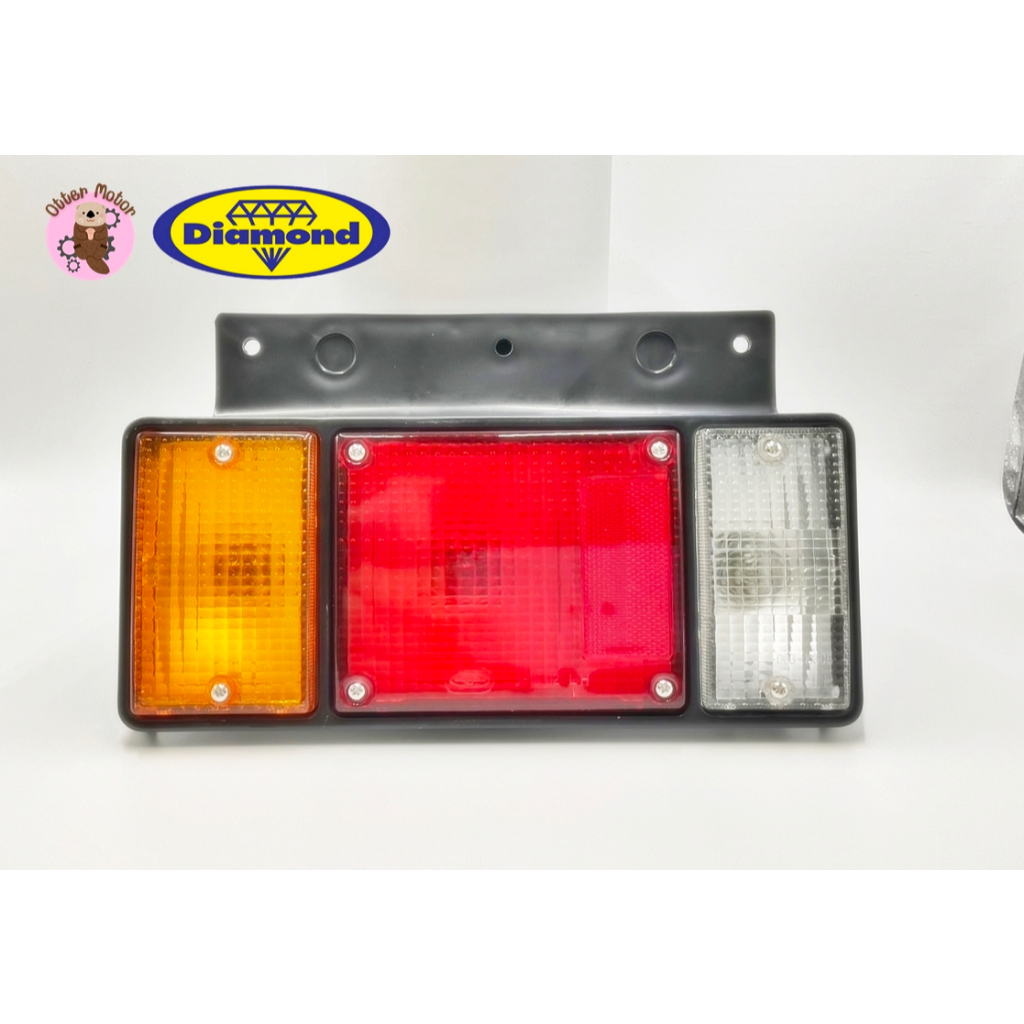 ไฟท้าย ISUZU NPR NKR NHR NLR 12 v. อีซูซุ รถบรรทุก กระบะดั้ม ปี 84 ขึ้นไป ตราเพชร ไดมอนด์ Diamond