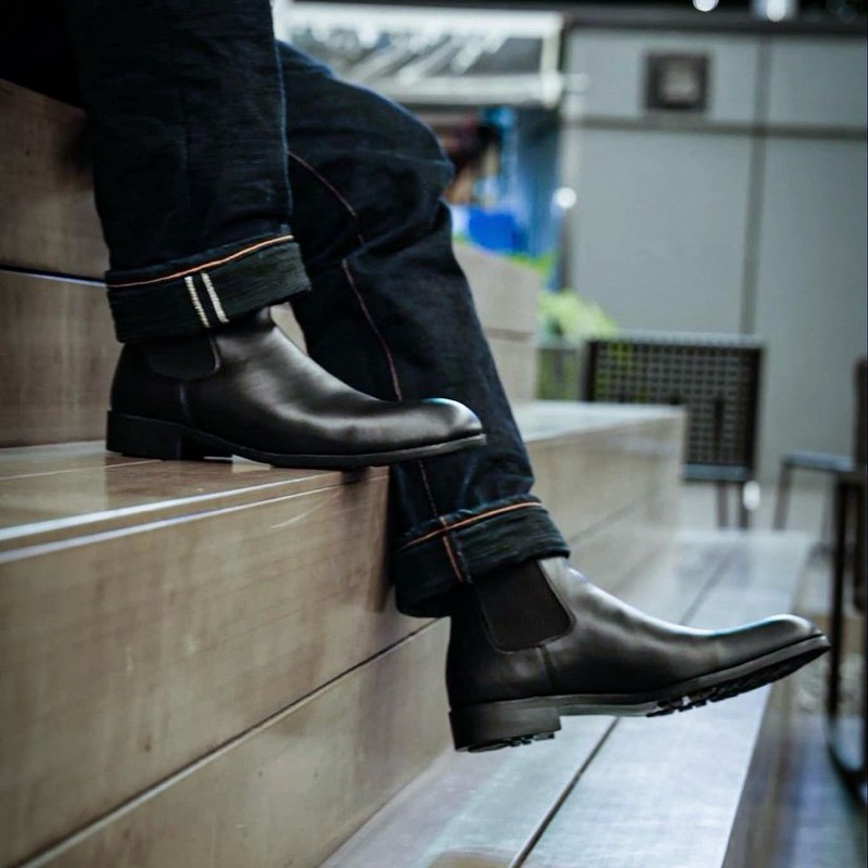 CAPTAIN LEATHER รองเท้าบูทหนังแท้ รุ่น CHELSEA BOOT