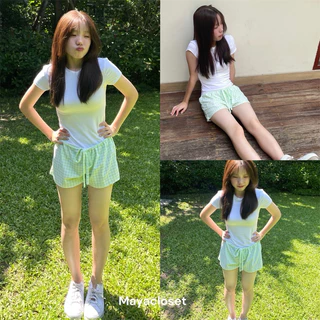 *Restock* กางเกงเอวต่ำเชือกผูกปรับตามเอว ตัวจิ๋วตัวสั้น9นิ้ว ทรงพอดีตัว ไม่รัดเอว สาวอวบใส่ได้ ใส่แล้วส่งหุ่นเอวสับ 💯