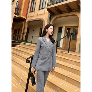 ชุดสูทผู้หญิง ทรงสีกระดุม ผ้าพรีเมี่ยม code 15300