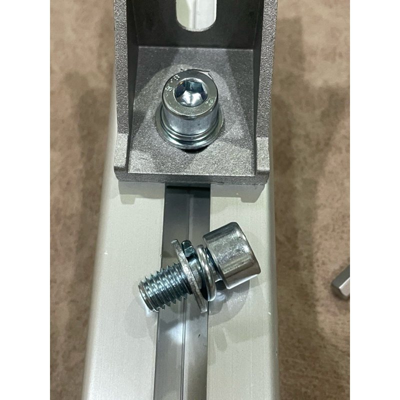 แพค 2 ตัว M3 M4 M5 M6 Bolt Hexagon socket Head cap screw พร้อมแหวนรองและแหวนสปริง เพิ่มหน้าสัมผัสกันคลาย