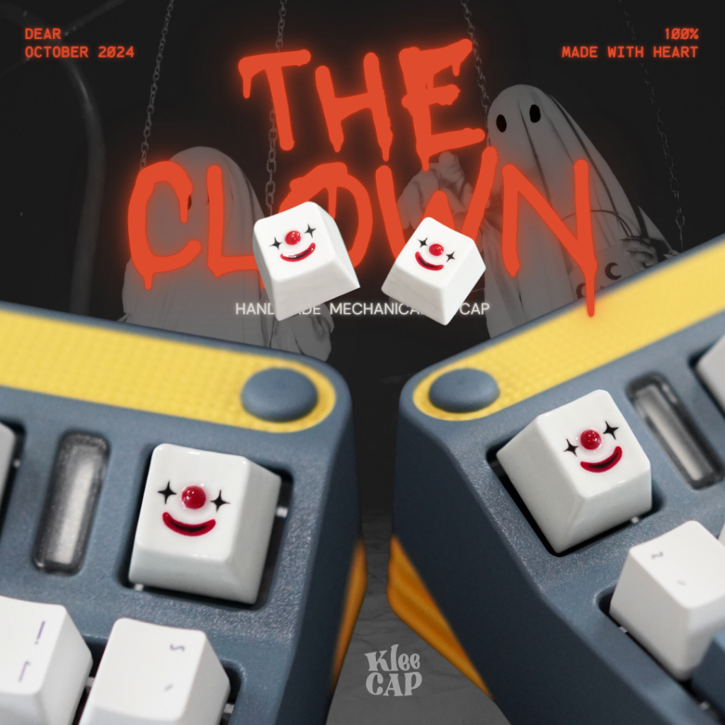 keycap แฮนด์เมด คีย์แคปลาย The clown