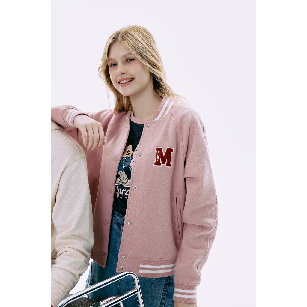 GIORDANO เสื้อบอมเบอร์แจ็คเก็ตผู้หญิง Women's Bomber Jacket 05374809