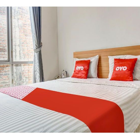 ชุดเครื่องนอน OYO ปลอกหมอน (40x40) ผ้าคาดเตียงโรงแรม (40x220) โอโย่ ของแท้ Oyo Rooms & Hotels ของใหม