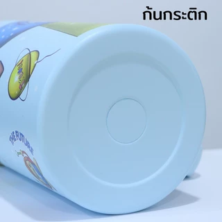 กระติกน้ำ 1500MLขวดน้ำพร้องด้ามจับ เก็บความร้อน-เย็น นาน12ชัวโมง กระบอกน้ำ สกรีนลายน่ารัก ส่งจากไทย