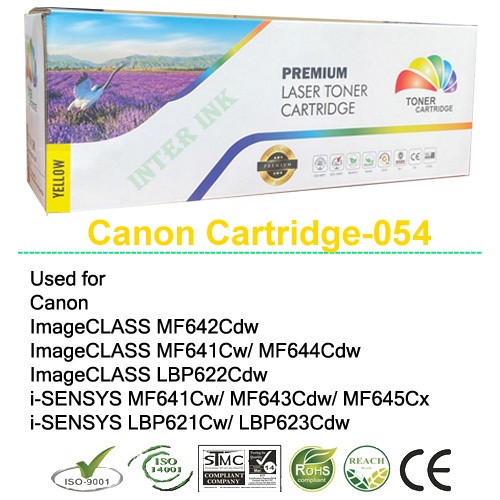 ตลับหมึก Canon Cartridge-054 (สีเหลือง) Compatible